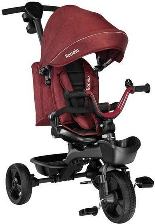 Lionelo Kori Rowerek Trójkołowy 2w1 Red Burgundy