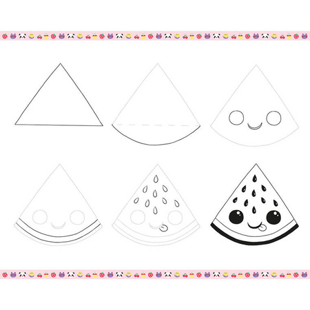 Janod Zestaw kreatywny Rysowanie krok po kroku Modele kawaii 20 rysunków 7+