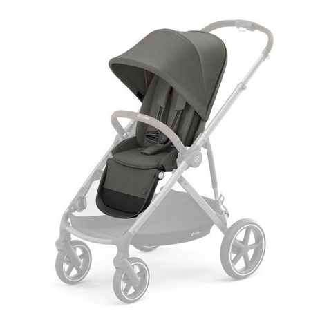 Cybex Siedzisko Do Wózka Gazelle S Soho Grey rama Black