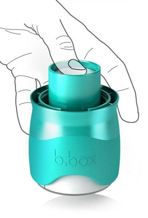 B.Box Butelka dla niemowląt z dozownikiem 240 ml Zielony