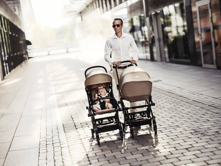 Bumprider Connect 3 Wózek Spacerowy Czarna Rama Czarny