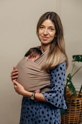 LennyLamb Chusta Do Noszenia Dzieci, Elastyczna, Rozmiar L, 5m Mocha