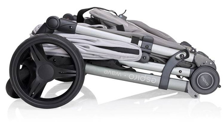Espiro Wave Wózek Spacerowy 107 Silver Grey