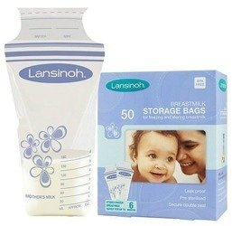Lansinoh Woreczki Do Przechowywania Pokarmu 50 Sztuk