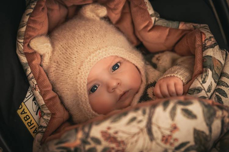 Makaszka Kocyk Do Fotelika Sage Green