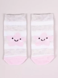 Yoclub! Skarpety Wzorzyste Dziewczęce 6-9 m