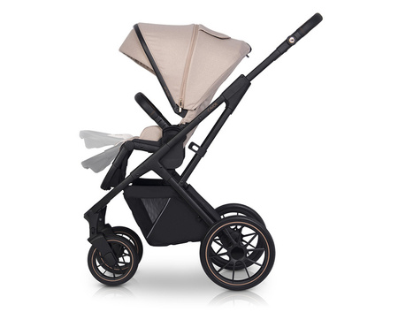 Cavoe Axo Shine Wózek Głęboko-Spacerowy Flamingo