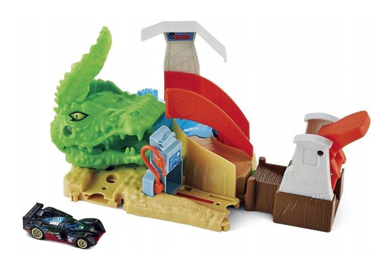 Hot Wheels City Toxic Creatures Atak AligatoraZestaw tematyczny