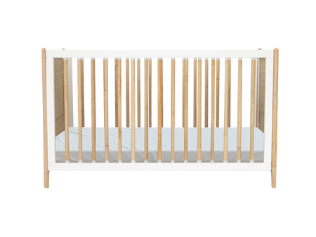 Theo Bebe Oceania Łóżeczko Ratanowe 60x120cm Neige