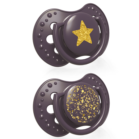 Lovi Dynamiczny Stardust Smoczek Uspokajający 3-6 m 22/893 Violet