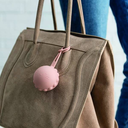 Nattou Silikonowe Etui Na Smoczek Różowe