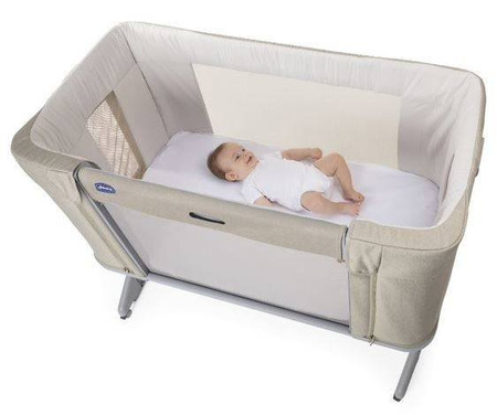 Chicco Next2Me Forever Łóżeczko Dostawne 3w1 do 22kg Sand