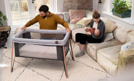 Maxi-Cosi Kompaktowe Łóżeczko Podróżne Iris 2w1 Essential Grey