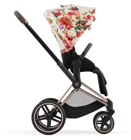 Cybex Cybex Priam 4.0 + Fotelik Samochodowy Cloud T 0-13kg Spring Blossom Light