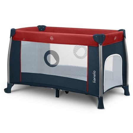 Lionelo Thomi Łóżeczko Turystyczne Burgundy Blue