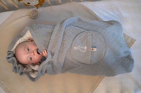 Lodger Polarowy Wielofunkcyjny Otulacz Do Fotelika Samochodowego Szary Fleece Drizzle