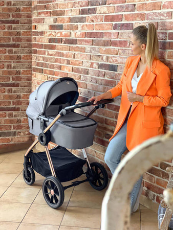 Zokky Ozz Wózek Głęboko-Spacerowy 2w1 Graphit