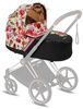 Cybex e-Priam 3.0 Rama ze Stelażem Siedziska + Gondola Wózek Głęboki Spring Blossom Light