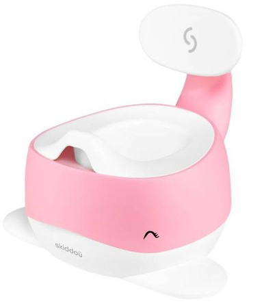 Skiddou Pottili Zamykany Nocnik z Oparciem Keep Pink