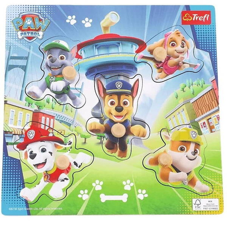 Trefl Puzzle Mini Drewniane Paw Patrol