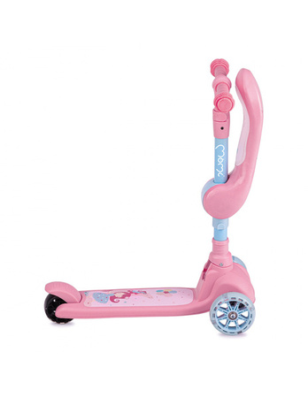 Momi Kiuru Hulajnoga Balansowa Z Siodełkiem Różowa