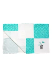 Babyono Miękki kocyk patchwork minky 75x100cm