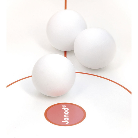 Janod Gra zręcznościowa drewniana Mini hokej Applepop 3+