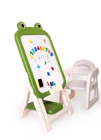 Babyhood BP-105G Tablica Magnetyczna Z Krzesełkiem Zielona