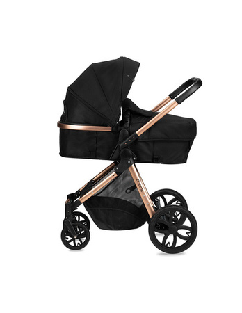 Momi Limuru Wózek Głęboko-Spacerowy Czarny