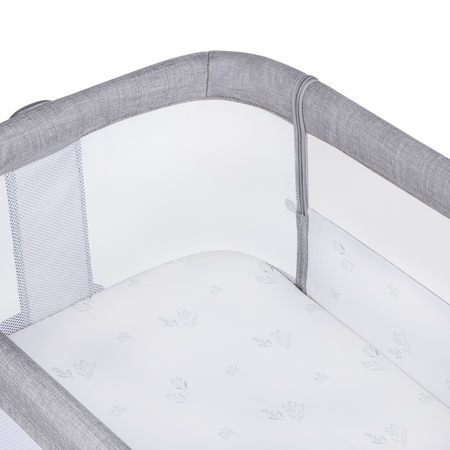 Lionelo Luna Łóżeczko Dostawne Grey Concrete