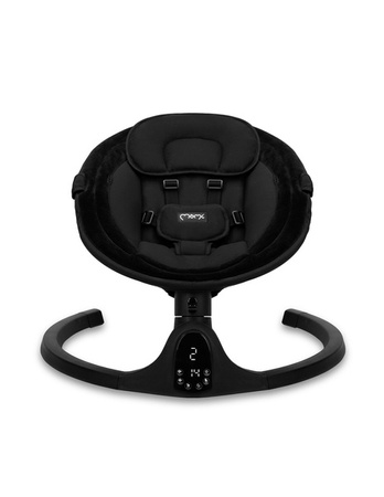 MoMi Kenani Onyx Leżaczek Bujaczek Elektryczny Czarny