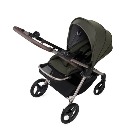 Anex IQ Premium New Transfarmation Wózek Głęboko-Spacerowy Richi + Cybex Aton B2 i-Size Fotelik Samochodowy 0-13kg + Baza One Volcano Black