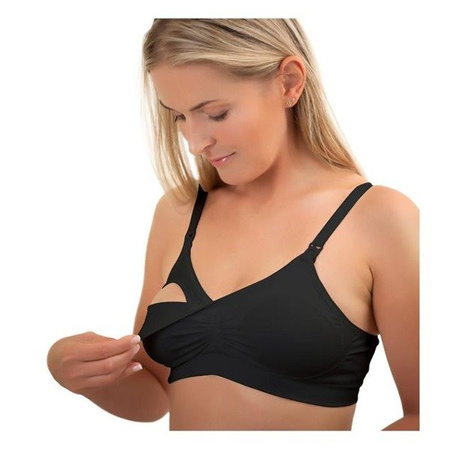 Babyono Biustonosz Dla Matek Karmiących I Kobiet W Ciąży 506 B 75-80 \ Czarny