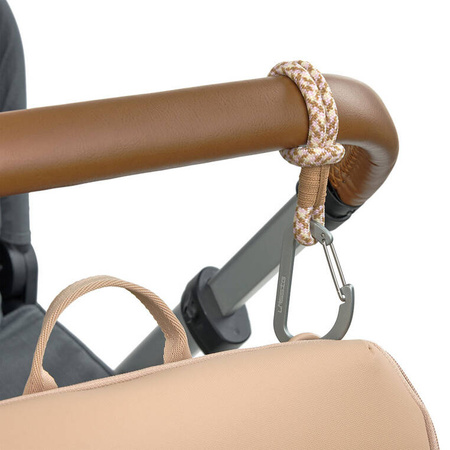 Lassig Casual Label Uniwersalne sznurkowe zaczepy do torby do wózka 2 szt. camel vanilia