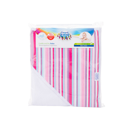 Canpol Babies Okrycie Kąpielowe Dla Niemowląt z Kapturkiem 80x95cm 26/300Mix