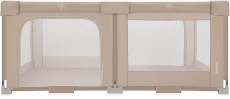 Lionelo Florence - duży, składany kojec dla dzieci 150x180 cm | Beige Sand