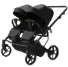 Adamex Leo Wózek Głęboko-Spacerowy Bliżniaczy TK-53 Czarny