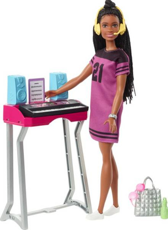 Barbie Big City Lalka + Akcesoria Zestaw GYG38 GYG40