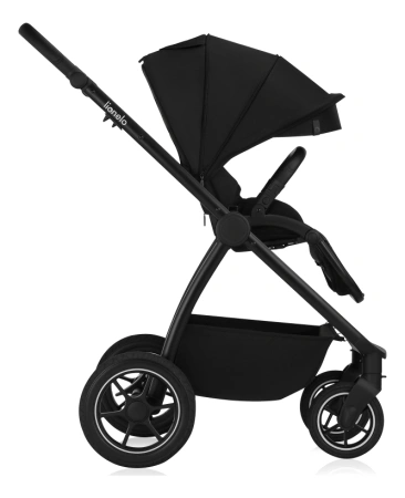 Lionelo Meril Wózek Głęboko-Spacerowy Black Onyx