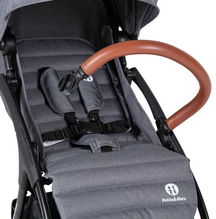 Petite&Mars Cross Wózek Spacerowy Anthracite Blue