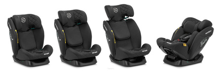 Sesttino SecurePro Fotelik Samochodowy Black 0-36 kg