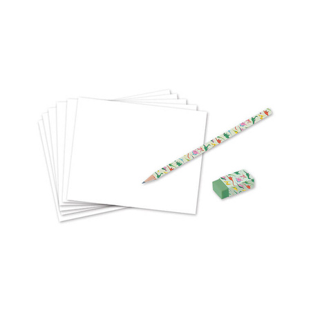 Janod Zestaw kreatywny Rysowanie krok po kroku Dinozaury 20 rysunków 7+