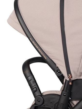 Cavoe Avec 2024 Wózek Głęboko-Spacerowy Bliźniaczy 2w1 Taupe