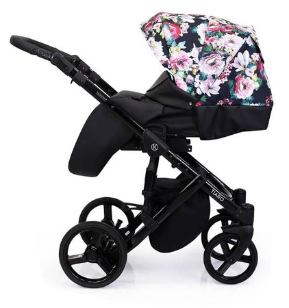 Kunert Tiaro Wózek Głęboko-Spacerowy 2w1 Szary Biała Rama Koła Żelowe