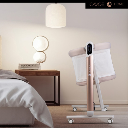 Cavoe Elektryczna kołyska łóżeczko 4w1 COQ Cashmere