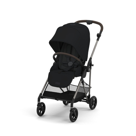 Cybex Melio Wózek Głeboko-Spacerowy Magic Black + Cloud G I-Size