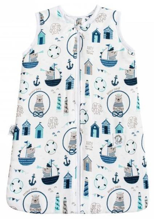 Bonjour Cherie Bambusowy Śpiworek Niemowlaka 0-6M 40x60 cm Kapitan