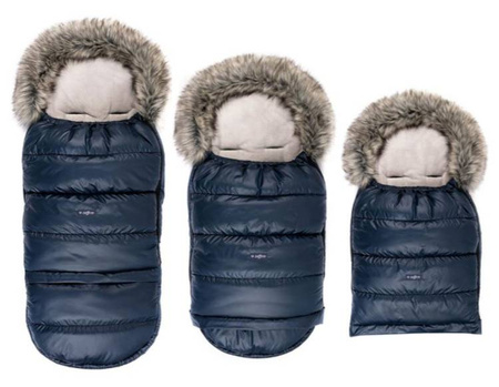 Zaffiro Grow Up 2.0 Śpiwór Do Wózka Plusz Pastel Navy Blue