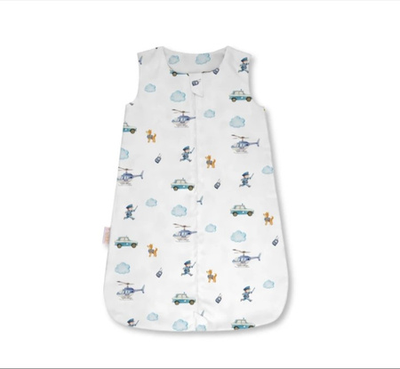 Waldin Śpiworek 0.5 TOG Policjanci Biały Rozmiar S