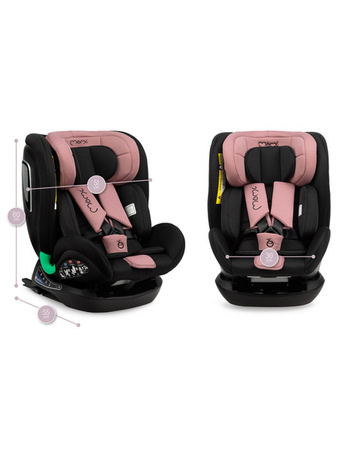MoMi Urso Fotelik Samochodowy 40-150cm Różowy